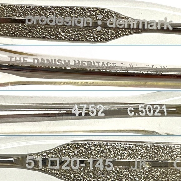 Pro-design Denmark Danish Heritage Eyeglasses Frames Glasses 4752 c.5021 Brown - Picture 7 of 10